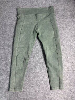 OFFLINE by Aerie Distressed Seamless Moto Leggings Sage Green XL